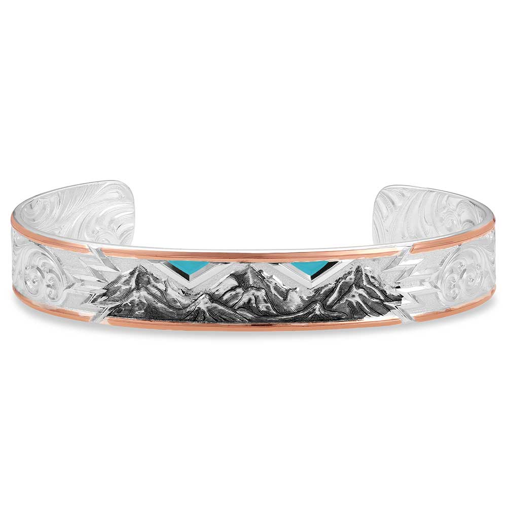 Cloudy Mountain Cuff Bracelet